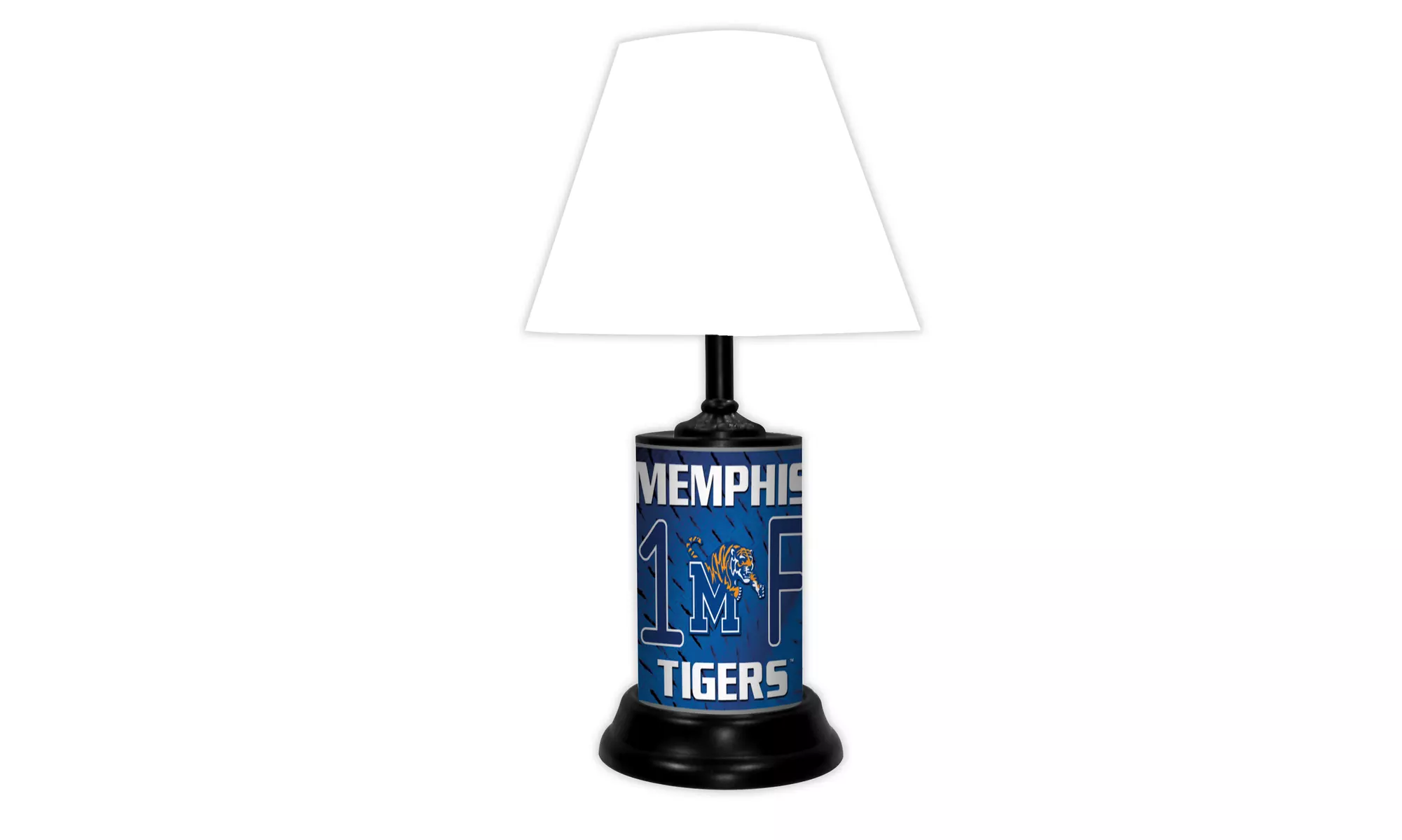 NCAA 18-inch Desk/Table Lamp with Shade, #1 Fan with Team Logo