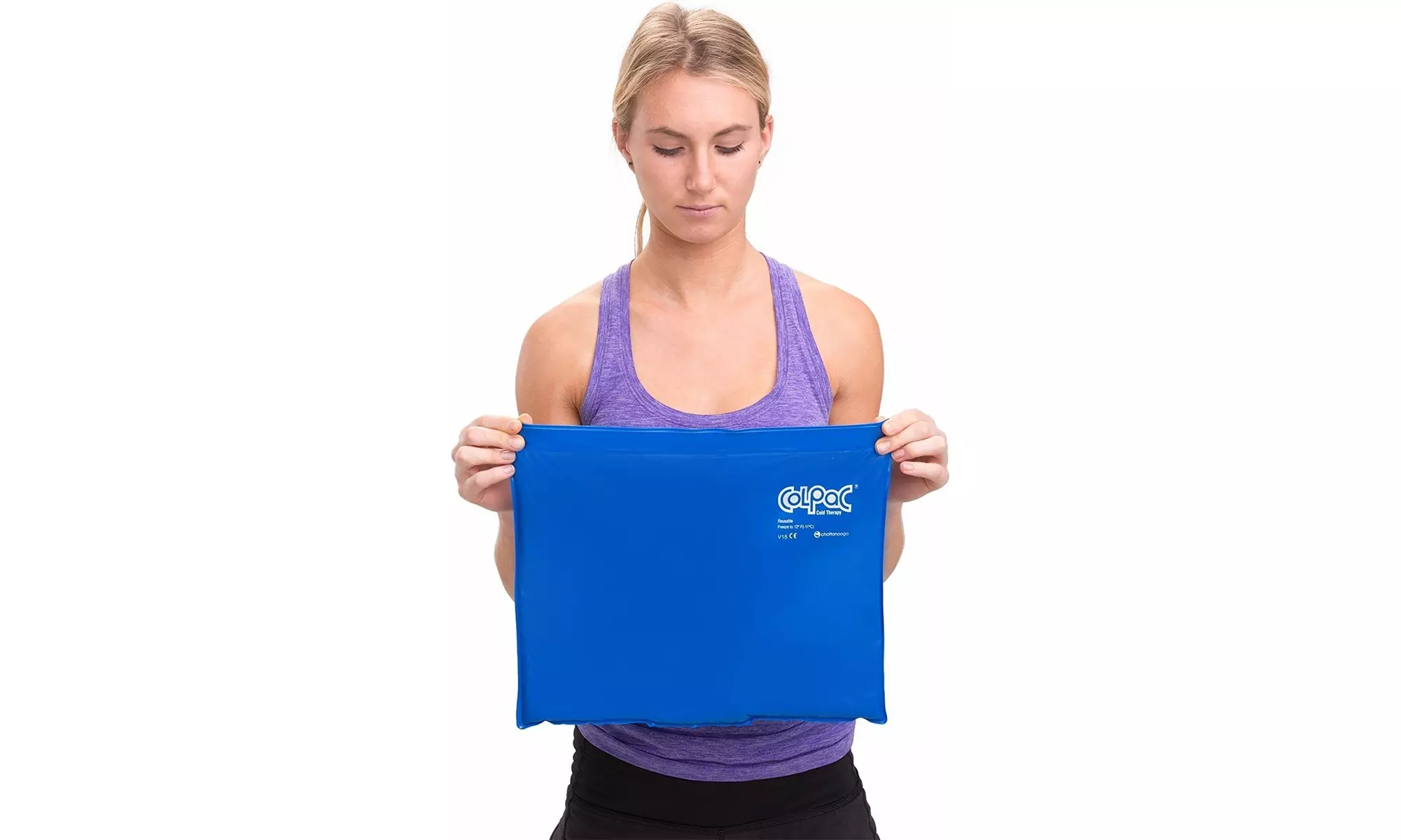 Chattanooga ColPac Reusable Blue Vinyl Gel Ice Pack (11 x 14 in., 2-Pack) - Second Medium