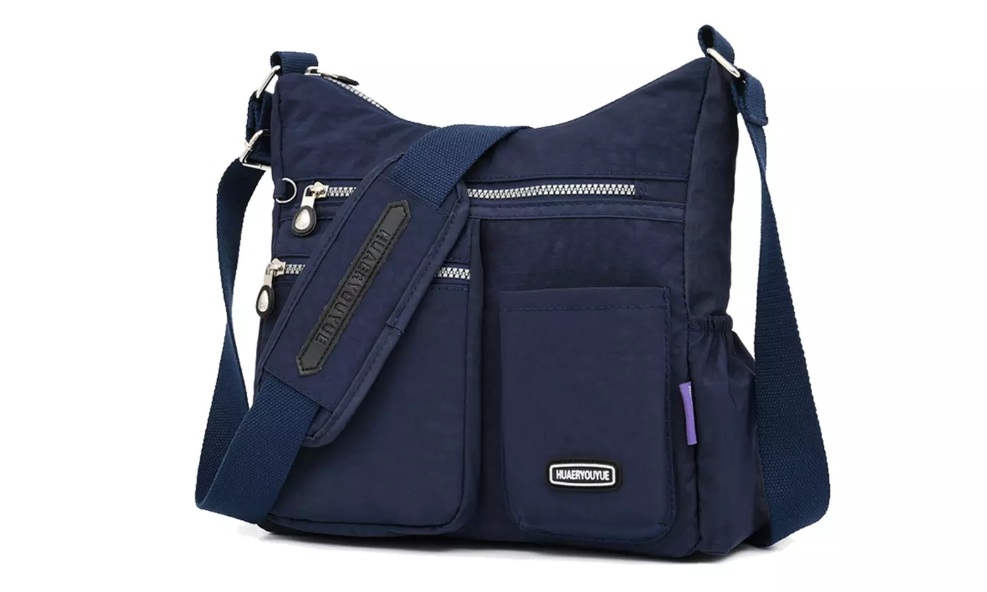 ItBelongs2U Women Nylon Waterproof Shoulder Messenger Lightweight Crossbody Bag