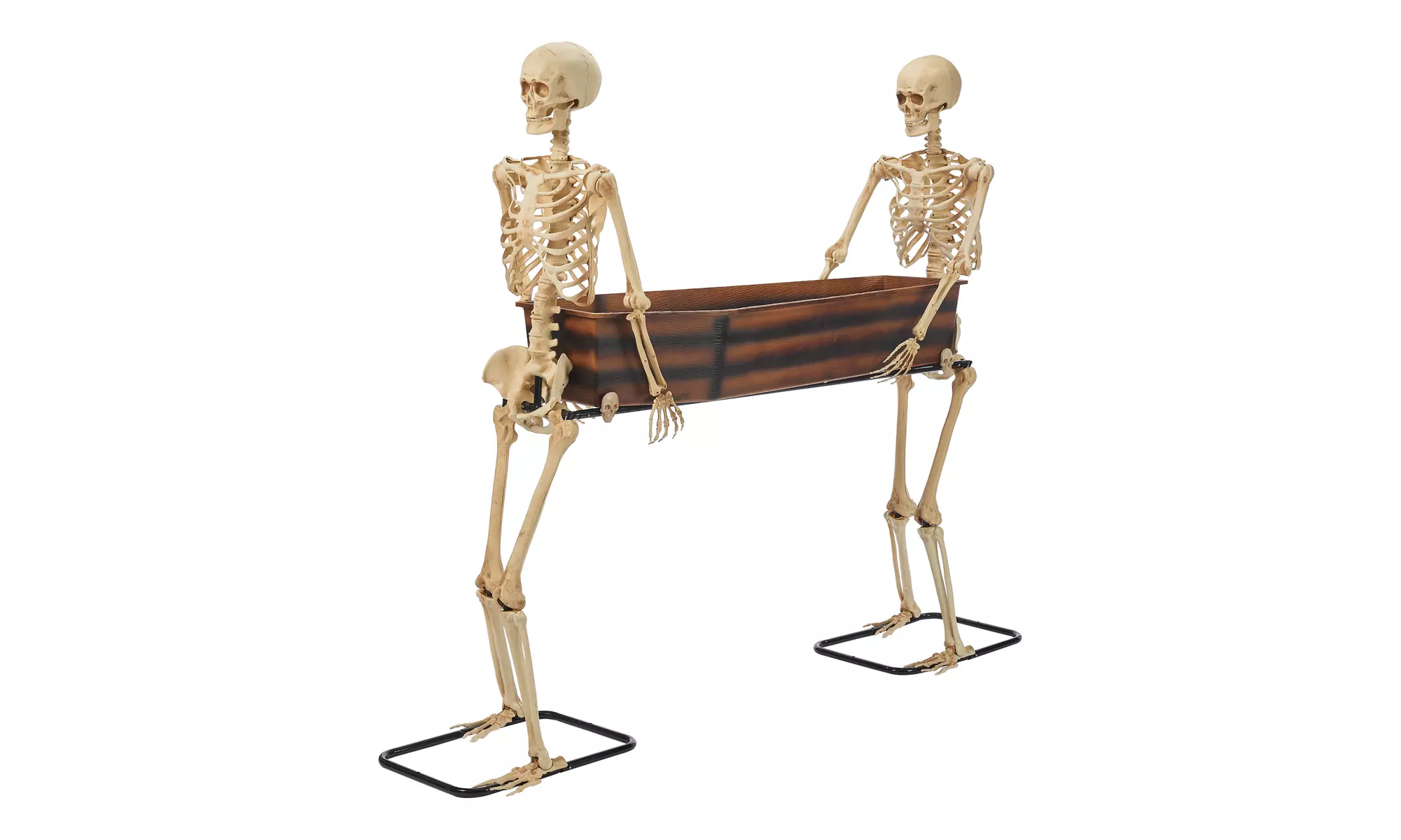Way to Celebrate Skeleton Duo Carrying Coffin Outdoor Christmas Décor, 5 ft - Primary Image