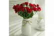1PCS 10Heads Artificial Silk Carnation Flowers Bouquets Floral Mother's Day Gift - Second Medium
