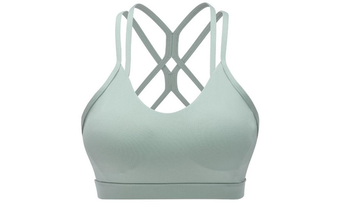 thin strap sports bra