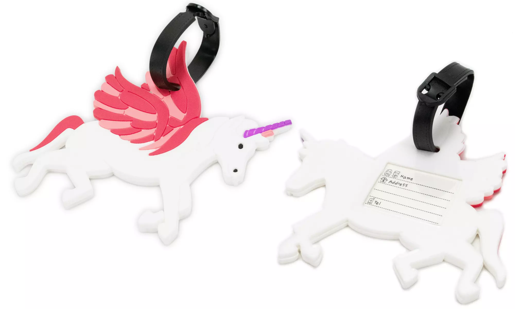 Miami CarryOn 2-Piece Novelty Luggage Tags