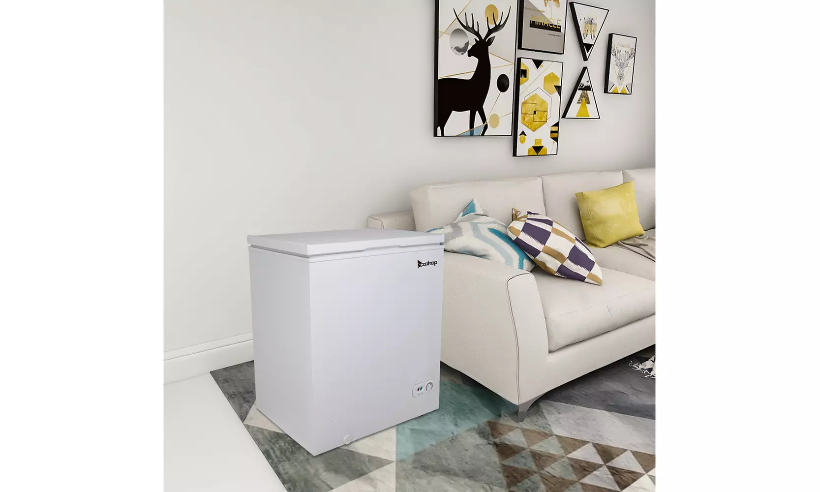 ZOKOP AC115V/60Hz 143L/5.0CU.FT Chest Freezer - Primary Image
