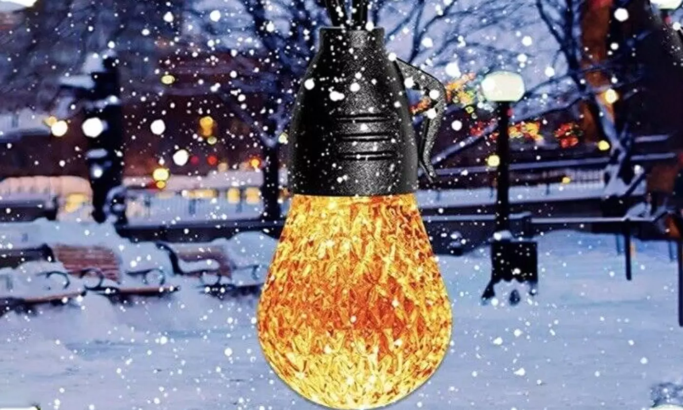 iMounTEK 52.5FT RGB Outdoor String Lights 15-LED Color Changing w/ Remote & App