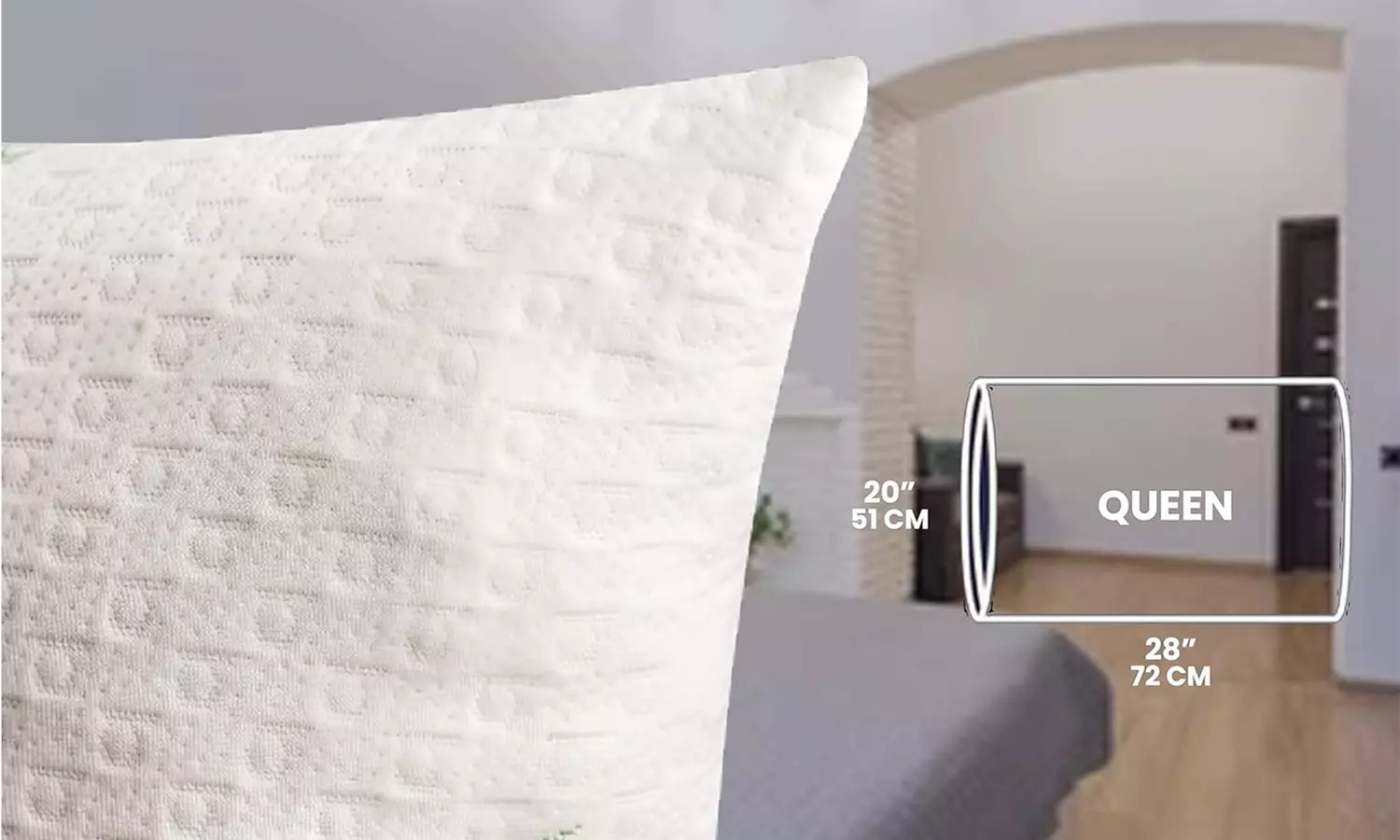 Dan River Set of Two Bamboo Cooling Down Alternative Pillows