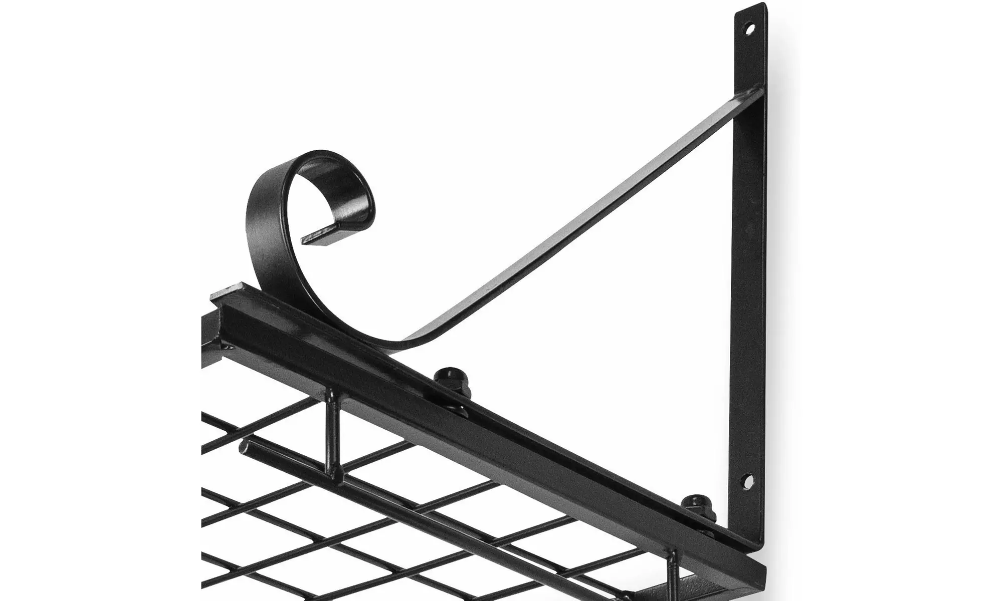 Sorbus Pots and Pan Rack - Decorative Wall Mounted Storage Hanging Rack - Second Medium