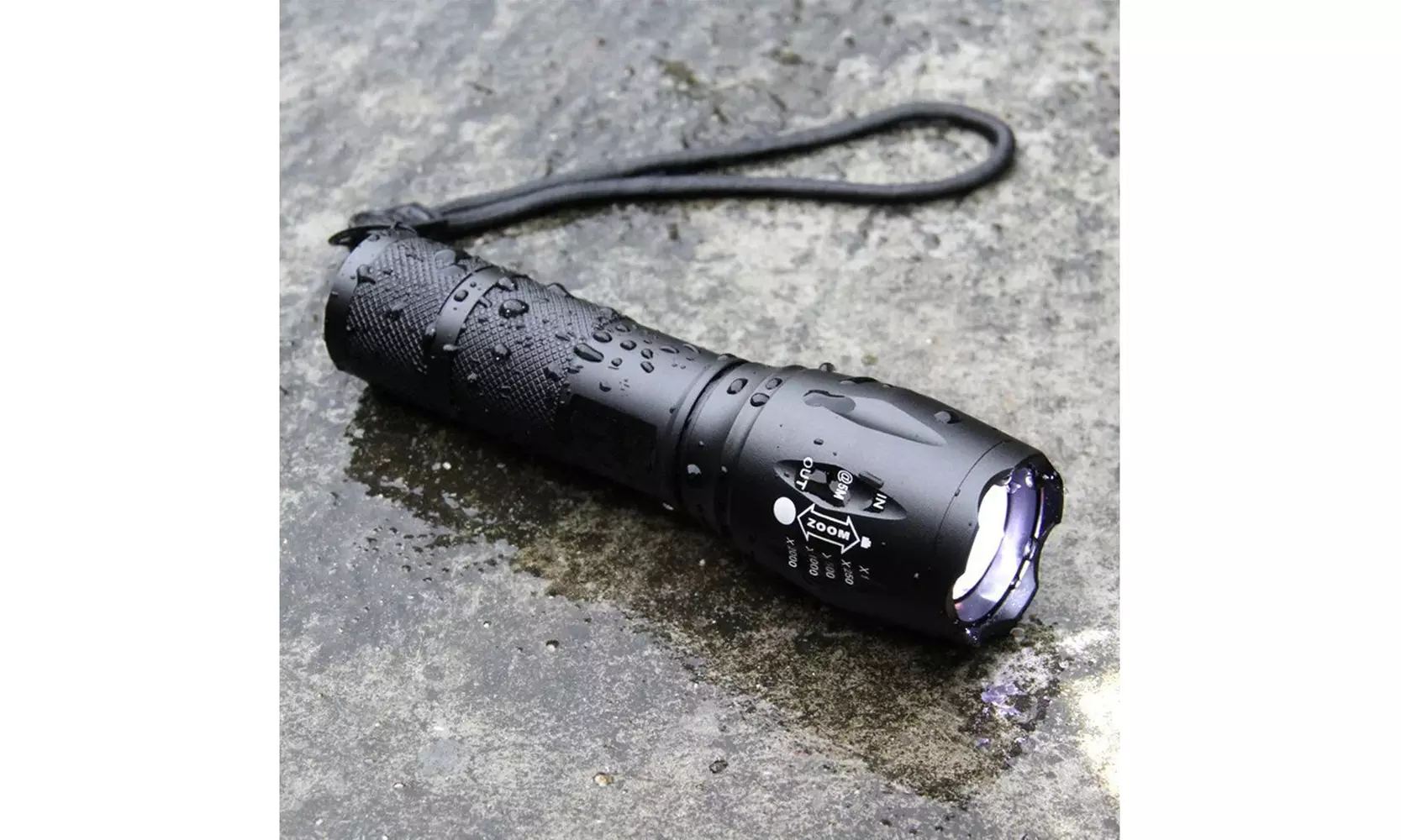 Portable LED Tactical Flashlight - Primary Image