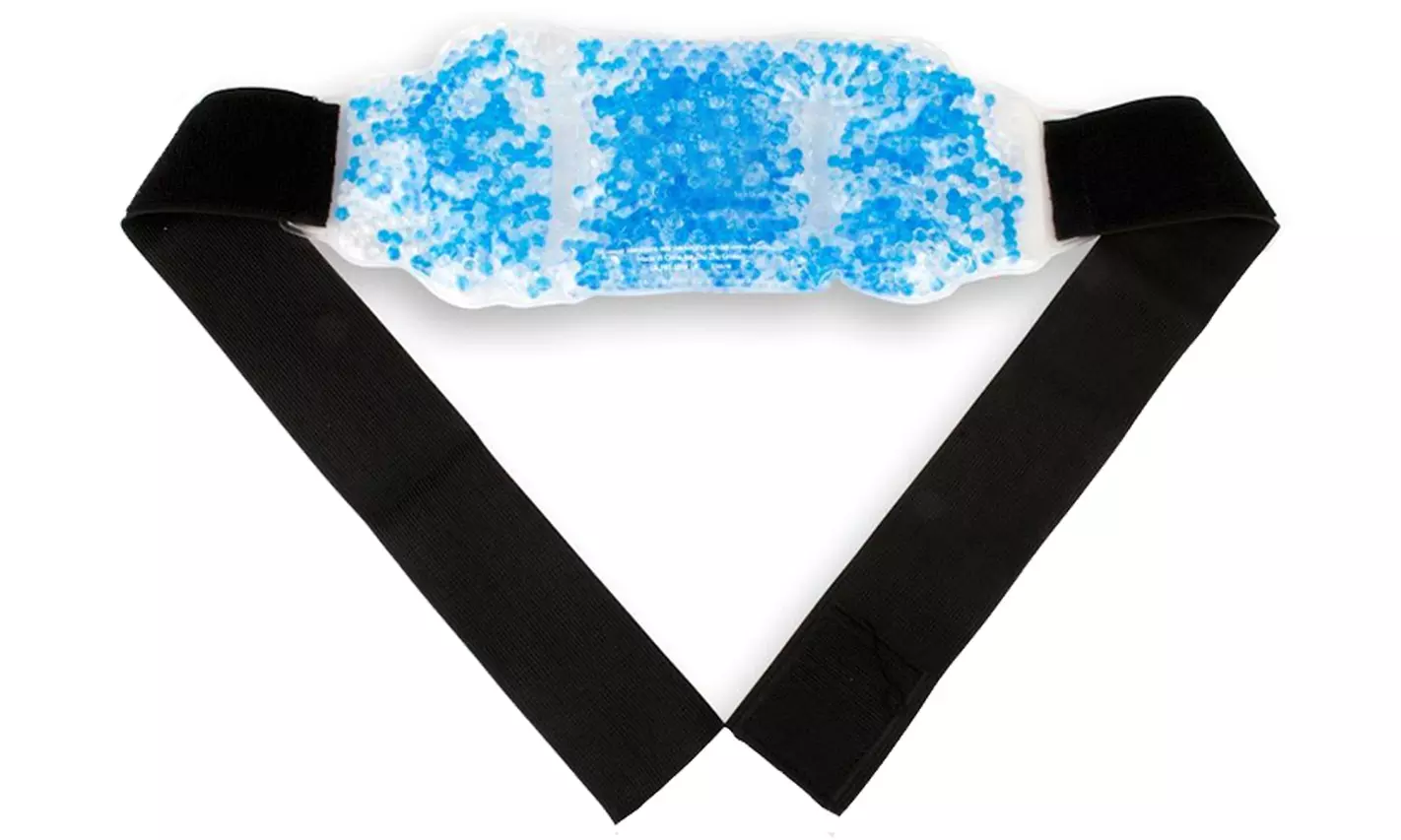 Hot Cold Pack Back Reusable Back Wrap with Strap Gel Beads Unique Relief Pain - Second Medium