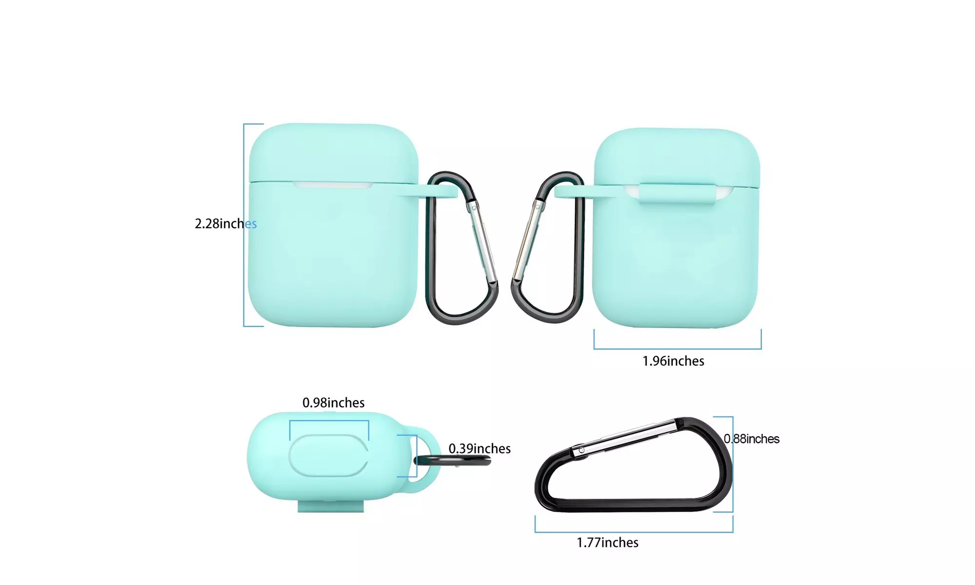 AirPods Silicone Case Cover Protective Skin for Apple Airpod Charging Case