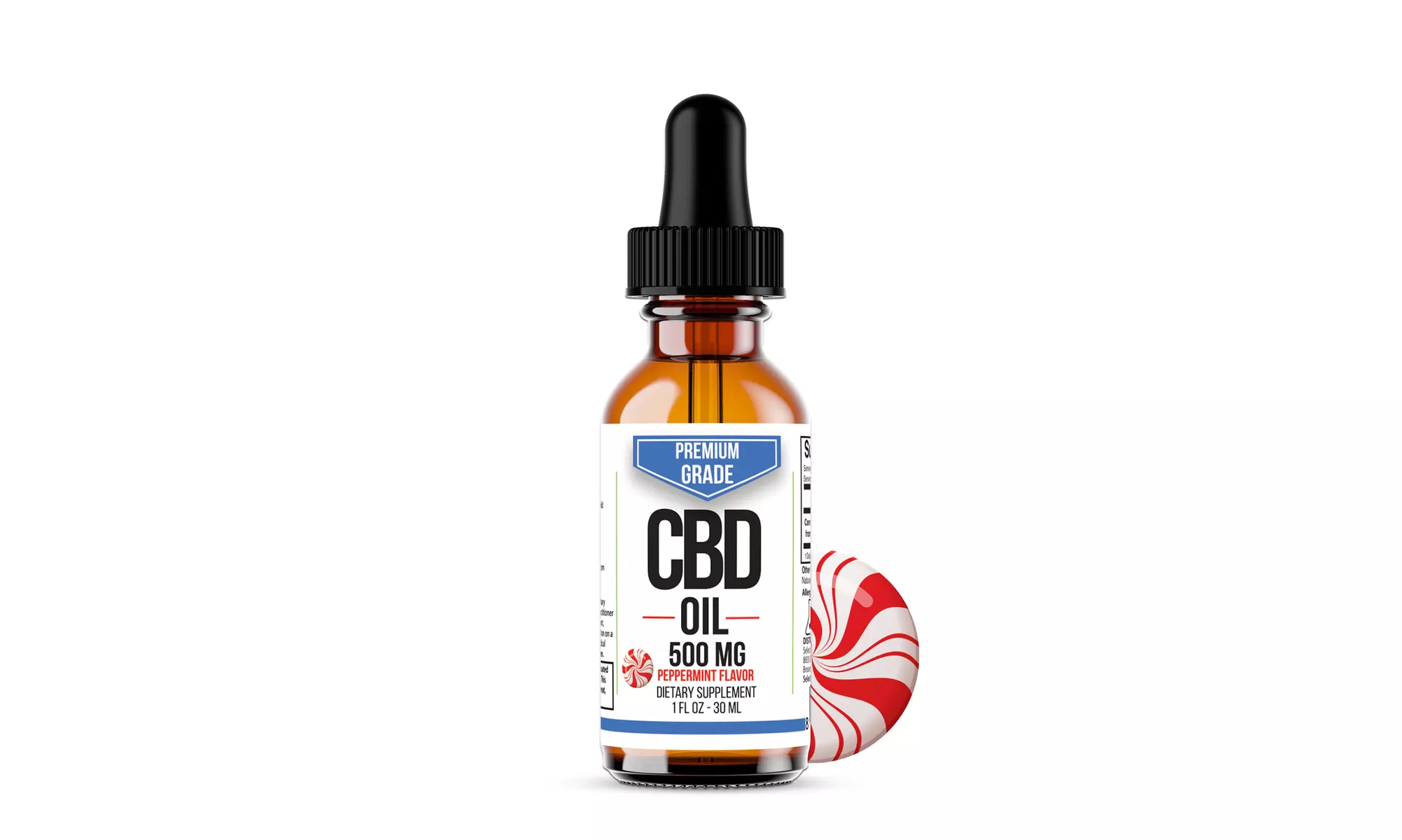 Premium CBD Oil from Select Organics, Various Flavors (500mg-3000mg)