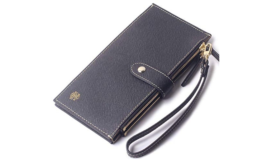 wallet with wrist strap