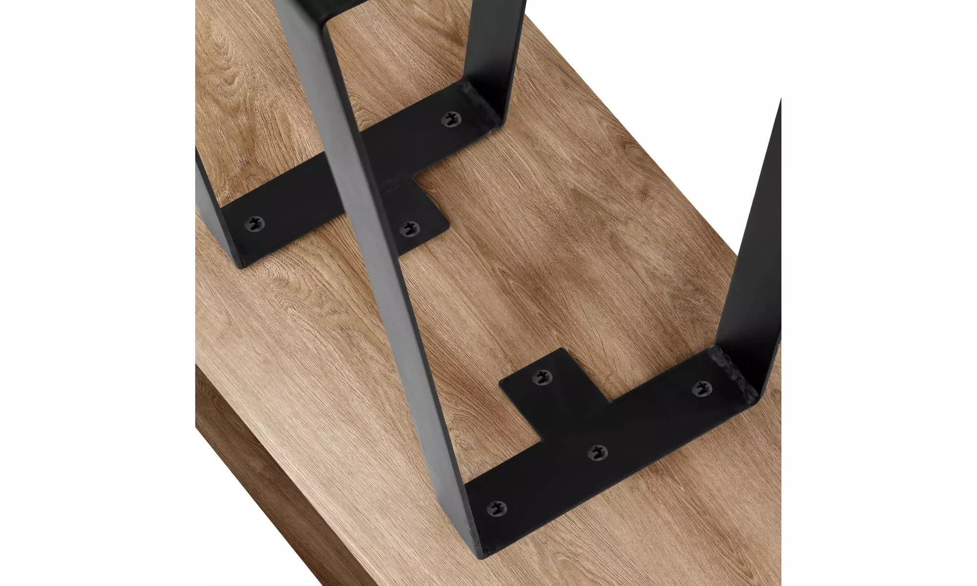 Sorbus Trapezoid Table Legs, 16" Tall Furniture Legs, Heavy Duty Metal, Set of 2