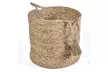 LR Home Natural Jute 15" X 15" X 15" Solid Decorative Storage Basket  - Second Medium