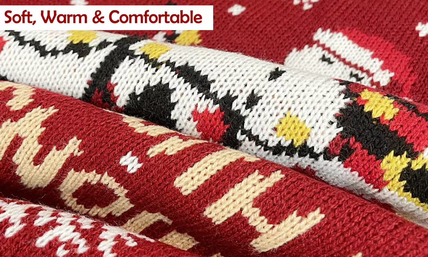 Women's Funny Christmas Pullover Long Sleeve Novelty Print Sweaters