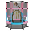 Image 38: Costway Youth Jumping Round Trampoline 55'' Exercise W/ Safety Pad Enclosure