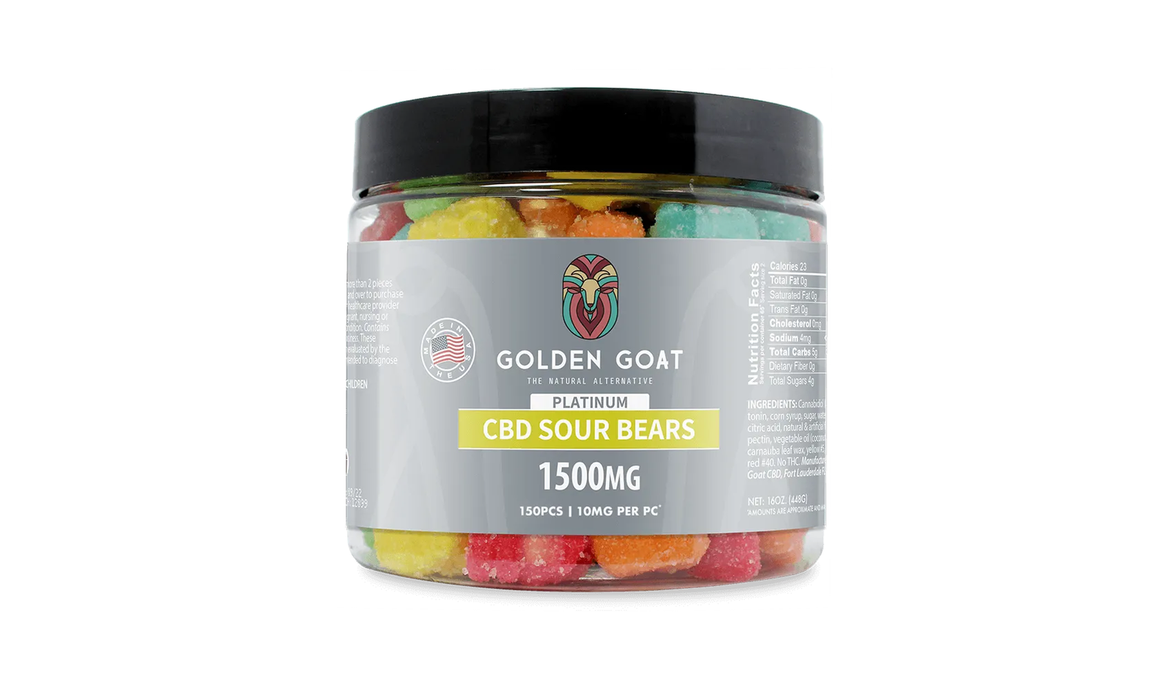 3000MG - 12,000MG Premium Grade CBD Infused Gummies by Golden Goat