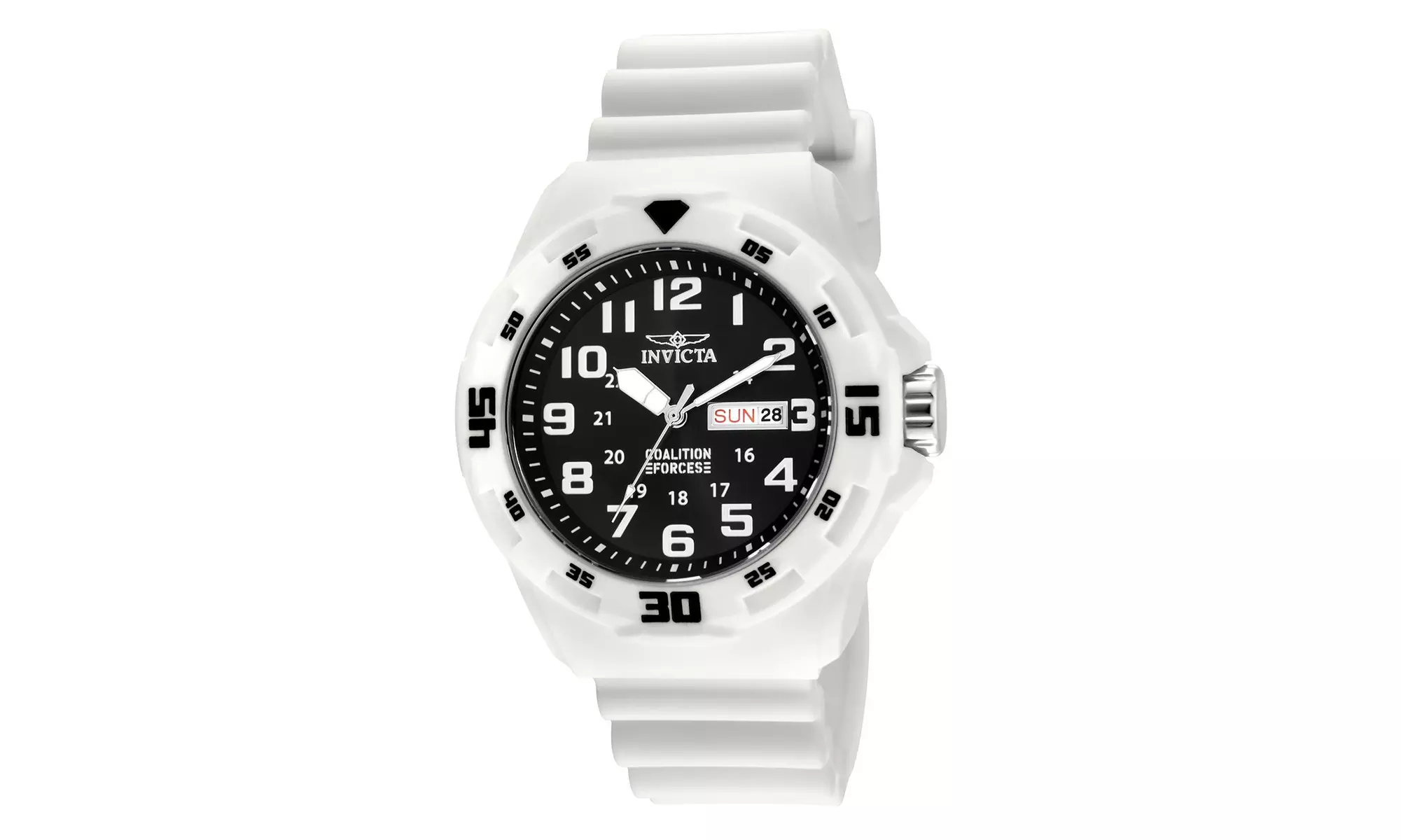Invicta Men's 25326 Coalition Forces Quartz 3 Hand Black Dial Watch - Primary Image