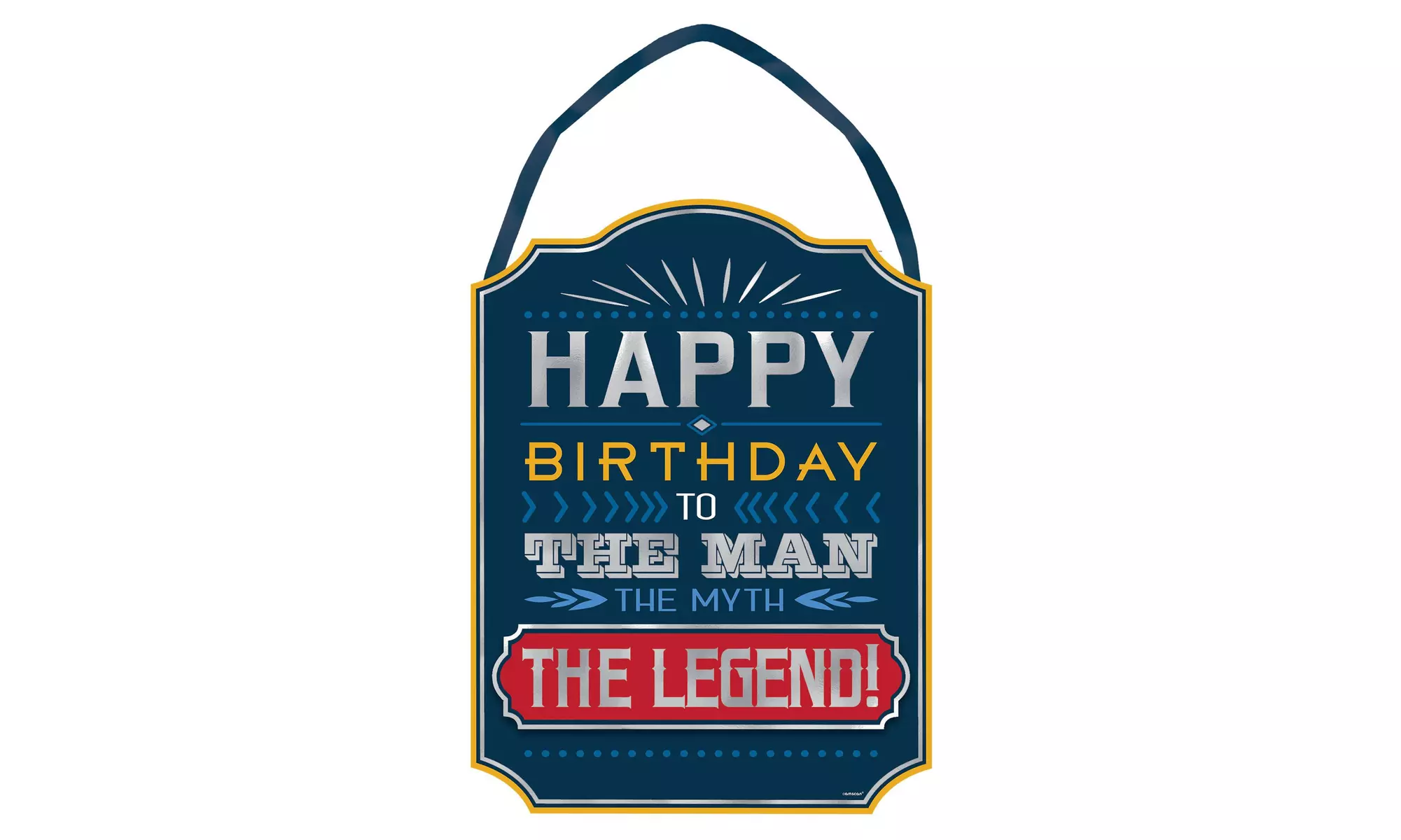 Happy Birthday Man Myth Legend Sign (2-pack) - Primary Image