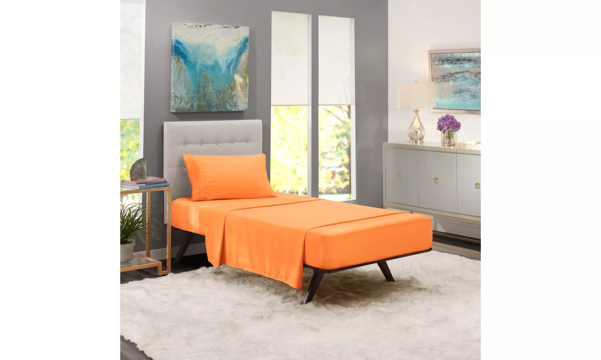 Nestl Premium Deep Pocket Extra Soft 1800 Microfiber Bed Sheet Set