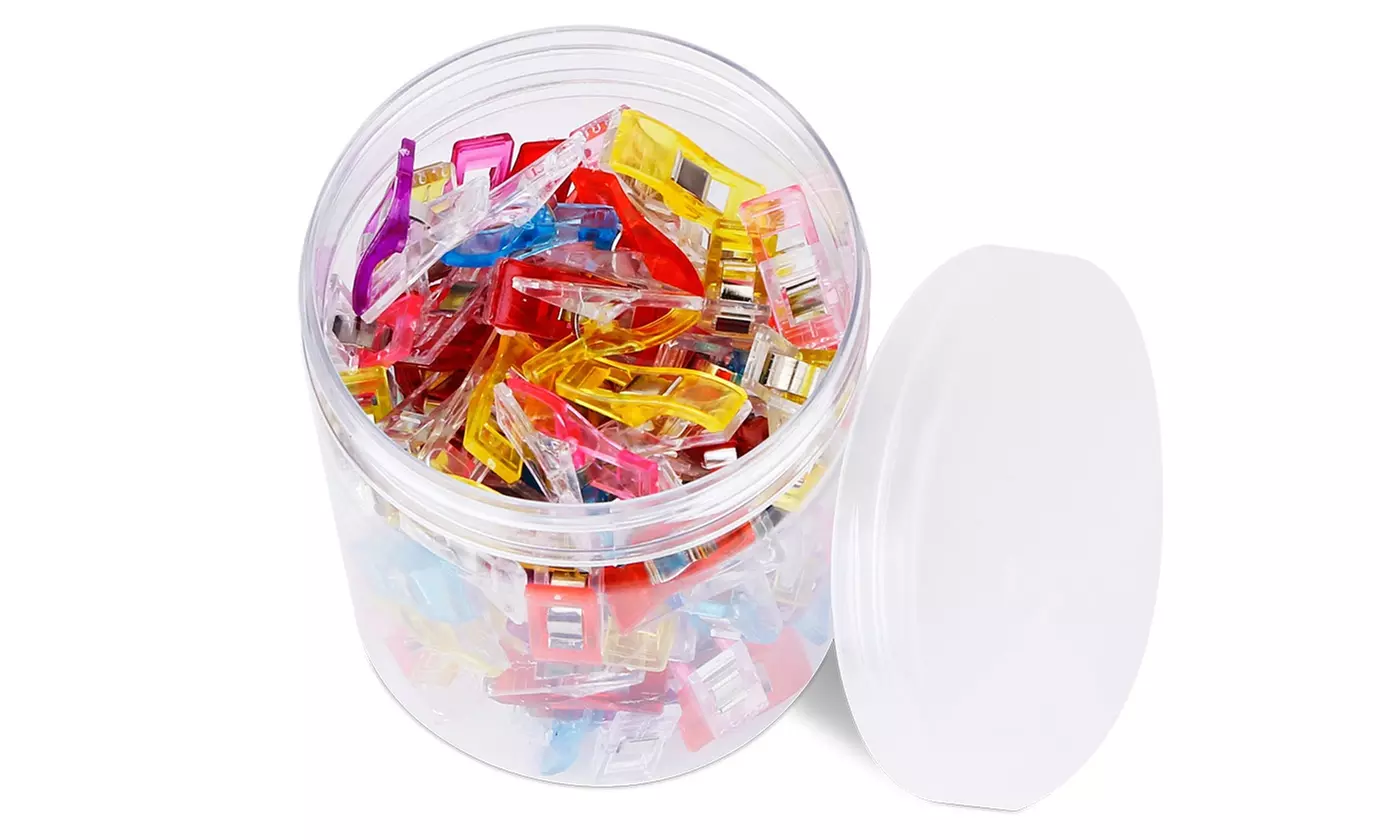 iMounTEK Sewing Clips, Multipurpose Craft Clips, Multicolor, Plastic (100 Piece) - Second Medium