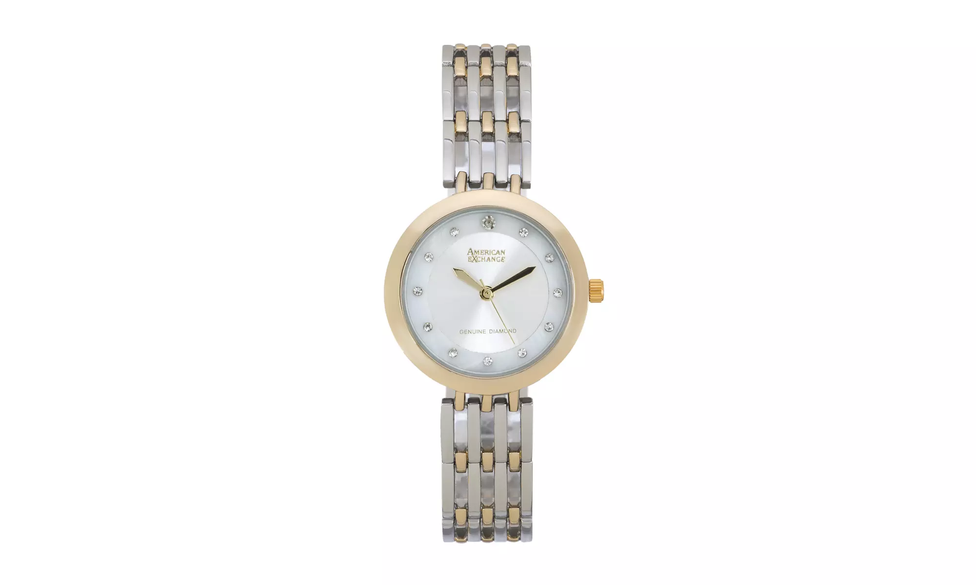 American Exchange Women's Genuine Diamond Collection Miracle Setting Watch - Primary Image