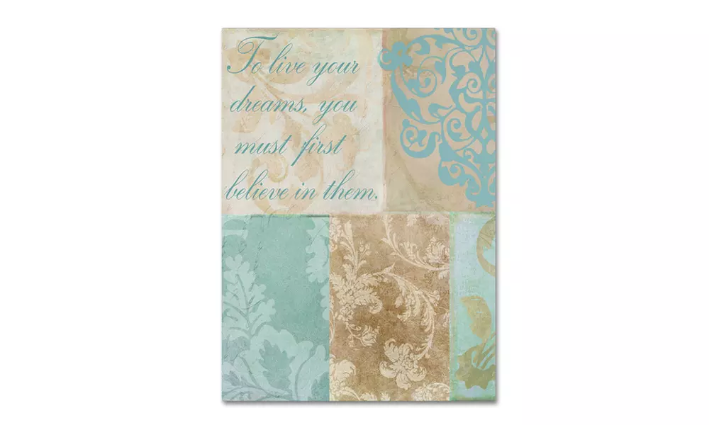 Color Bakery 'Live Your Dreams' Canvas Art - Primary Image