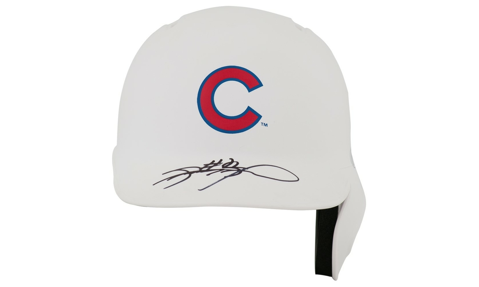 Sammy Sosa Signed Chicago Cubs Rawlings White Matte Mini Baseball Batting Helmet