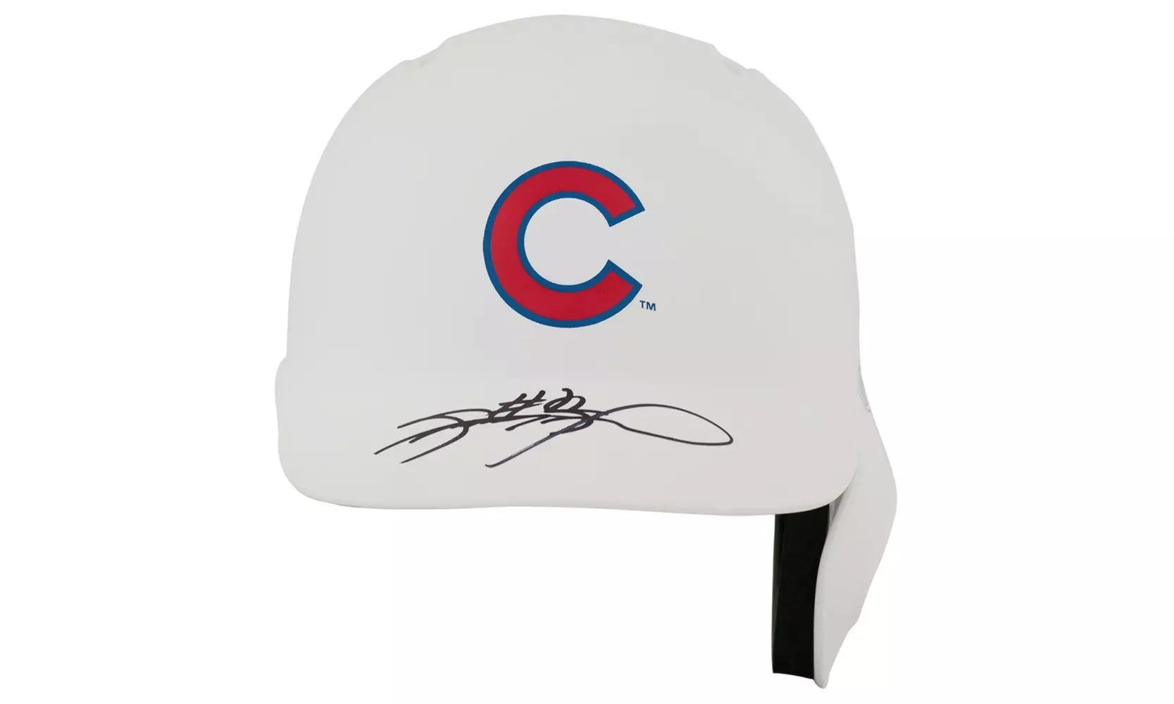 Sammy Sosa Signed Chicago Cubs Rawlings White Matte Mini Baseball Batting Helmet