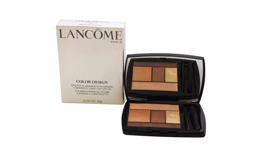 Lancome Color Design 5 Shadow & Liner Palette - # 101 Bronze Amour - Second Medium