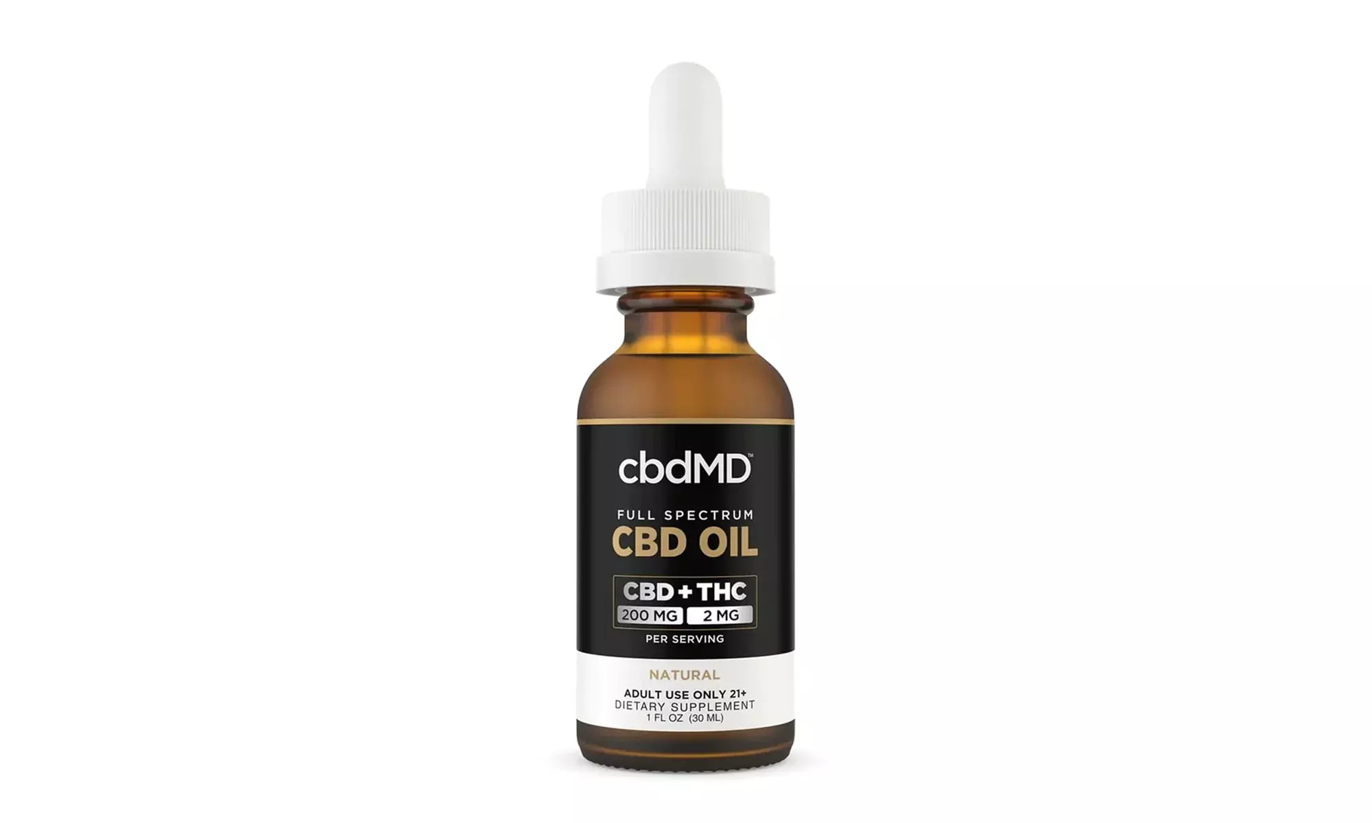 cbdMD Premium Grade CBD Tinctures 750MG - 7500MG (Multiple Varieties) 