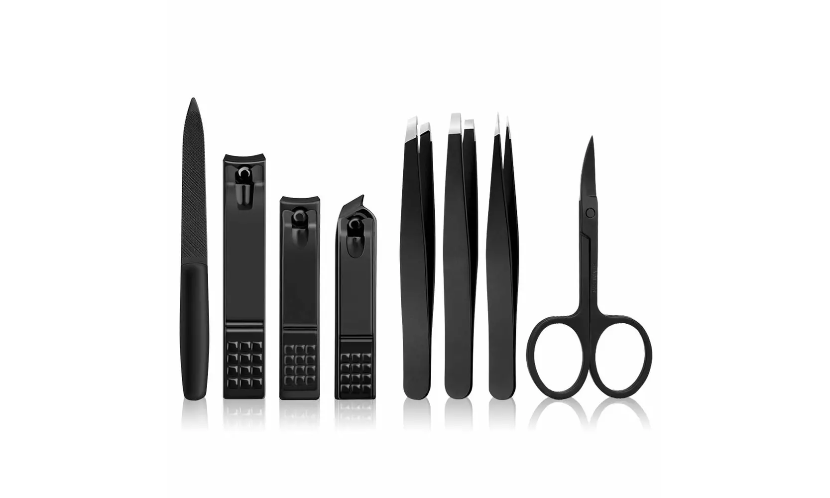 Nail Clippers Set With Precision Tweezers,Fingernail and Toenail Clippers - Primary Image