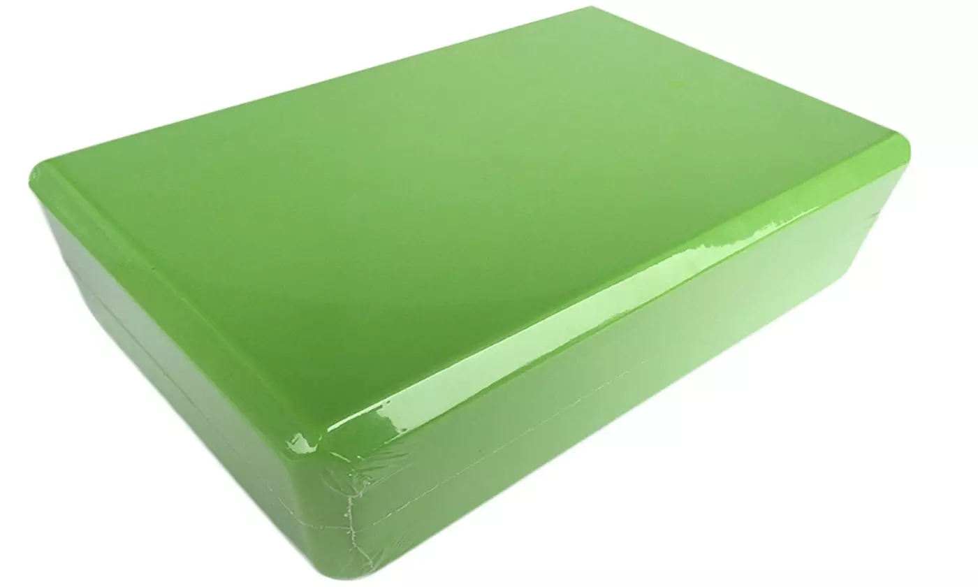 Yoga Block Brick Home Exercise Pilates Gym Foam Workout - Primary Image