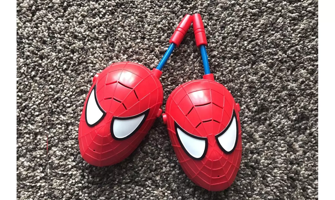 Spiderman Walkie Talkies With Flexible Safety Antenna Perfect Gift For Child - Second Medium