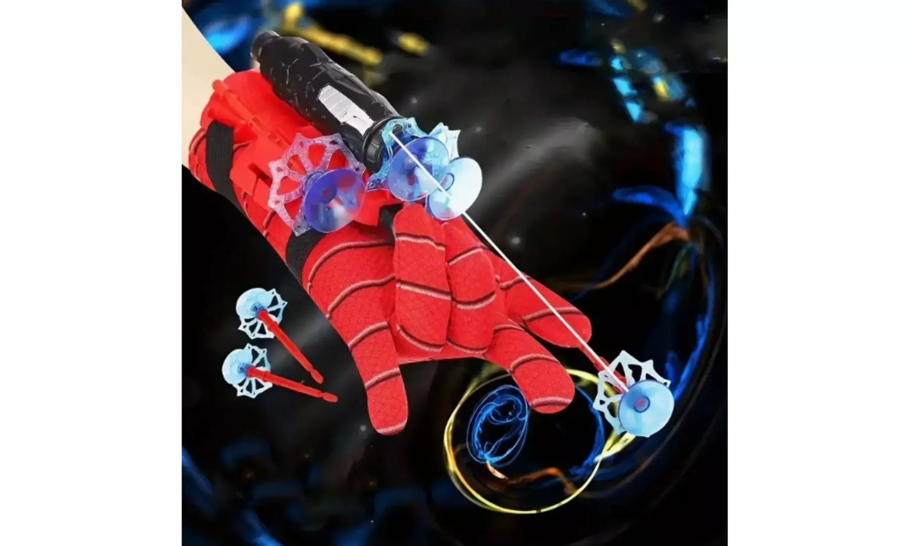 Spider Gloves Man Kids Web Shooter Toy and Wrist Launcher Toy for Children