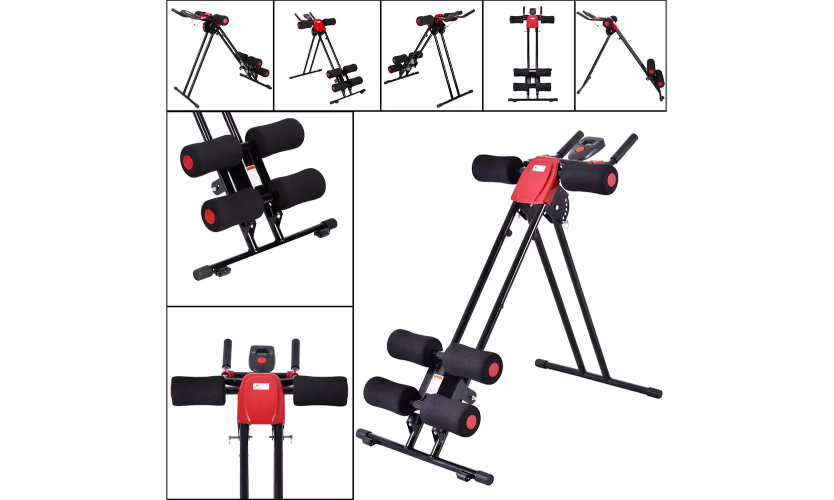 Finether AB Cruncher Abdominal Trainer Glider Machine Fitness Exercise - Primary Image