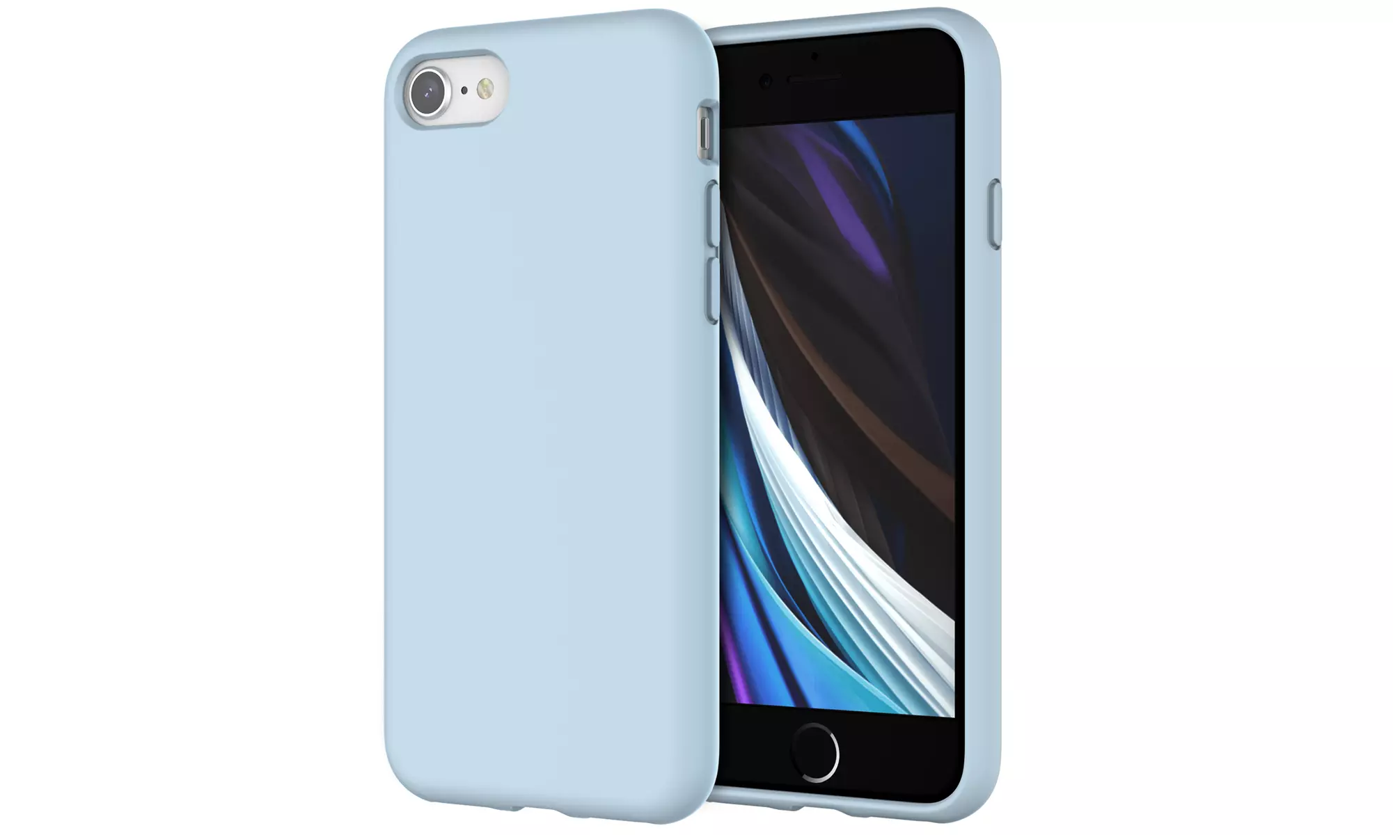 Silicone Case for iPhone 7/8, iPhone SE 3/2, Silky-Soft Touch Shockproof Case