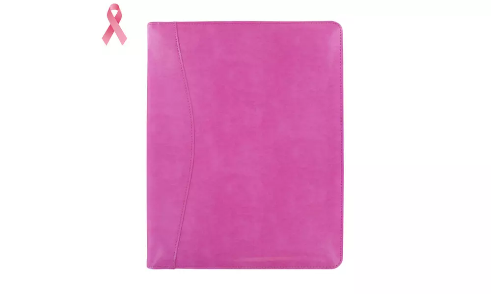 Royce Executive Writing Portfolio and Organizer in Pink Leather - Primary Image