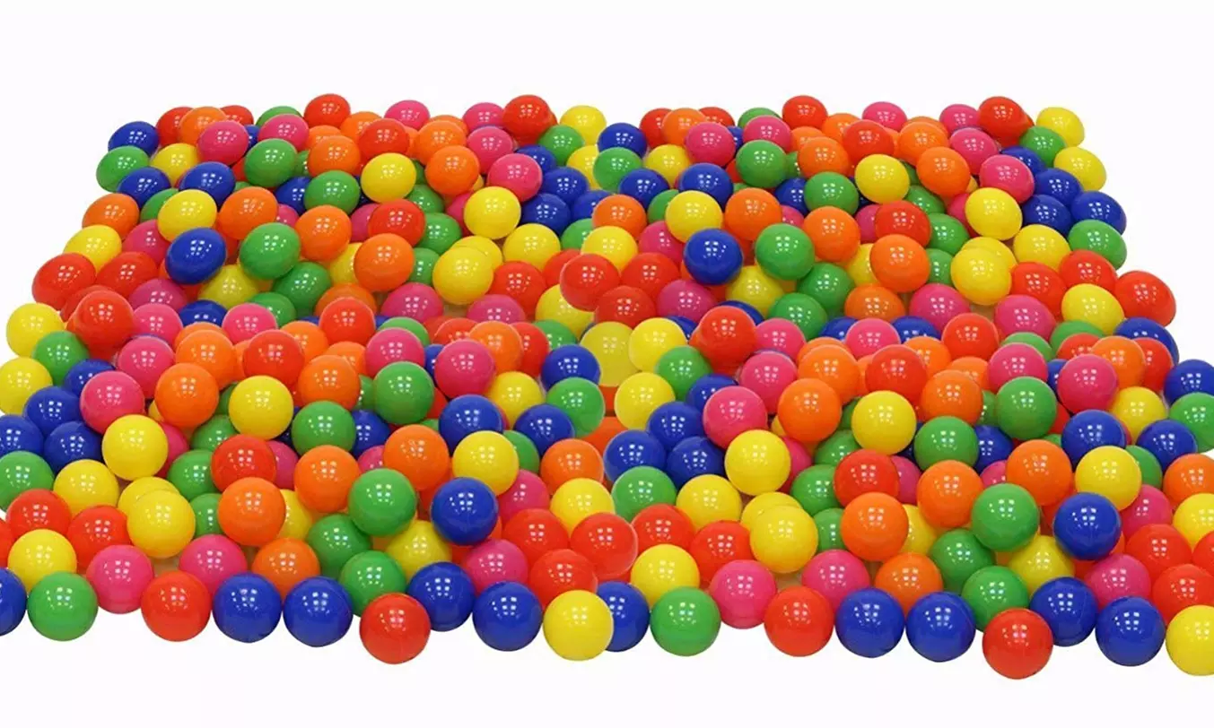 100 Pcs Colorful Babies Kids Ball Pit Balls - Second Medium