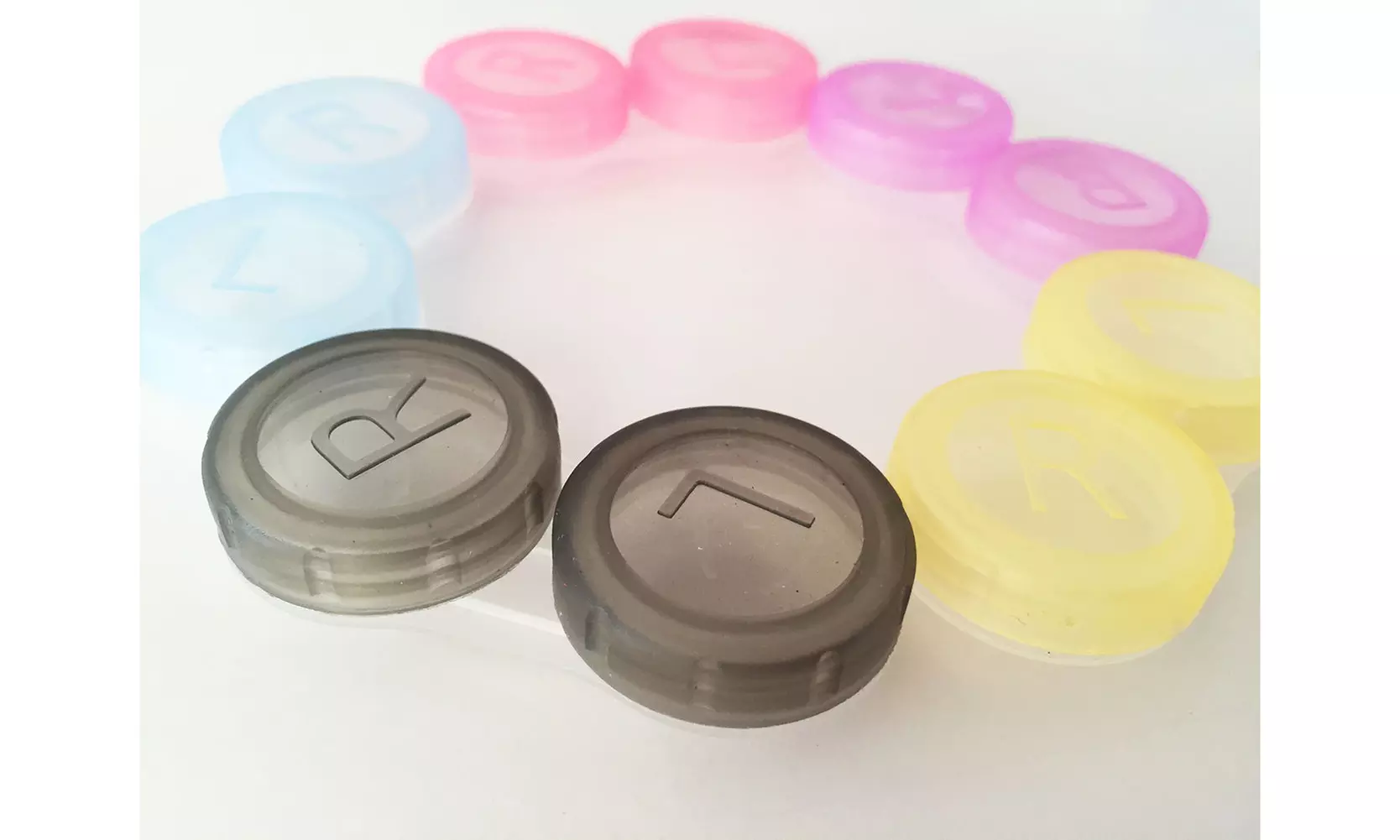 Colourful Contact Lens Box Holder Container Case Soak Storage Eyecare Kit - Primary Image