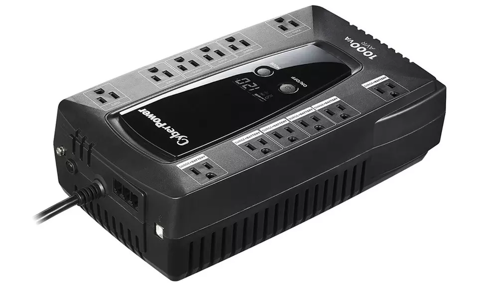 CyberPower 12-Outlet 1000VA PC Battery Back-Up & Surge Protector - Second Medium