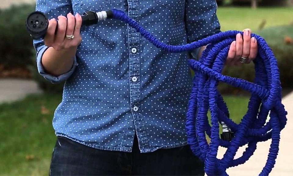 Expanding Garden Water Hose With Nozzle