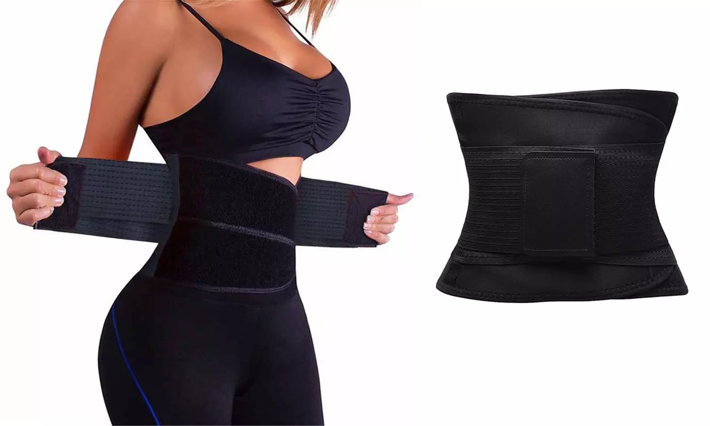 Women Slimming Sauna Underbust Workout Waist Trainer Belt Cincher Corset  - Primary Image