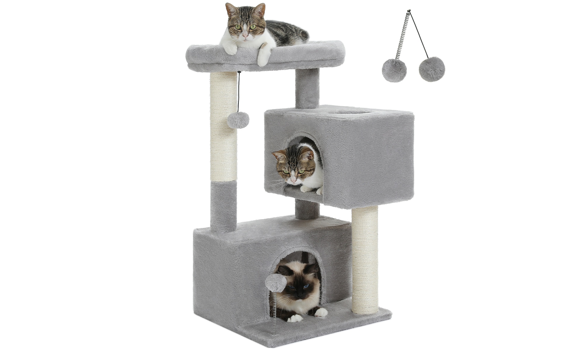 Cat Tree, Cat Tower  Multi-Level Cat Condo with  Scratching Posts