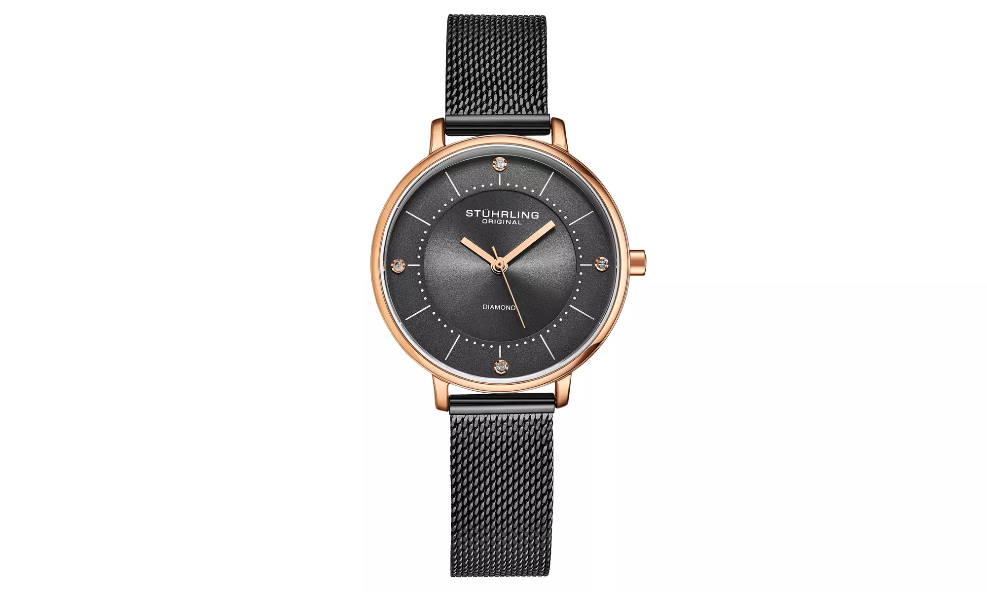 Stuhrling Women's Mesh Bracelet Watch - Second Medium