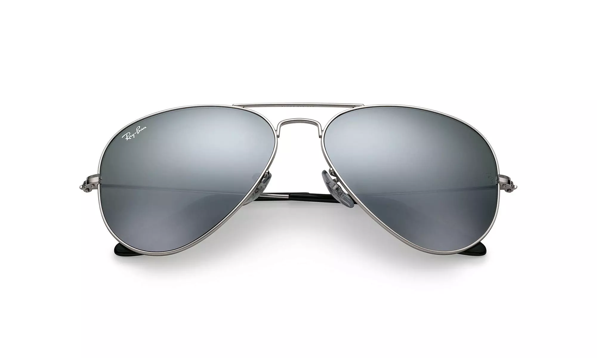 Ray-Ban Aviator Sunglasses (Silver/Silver Mirror) - Second Medium