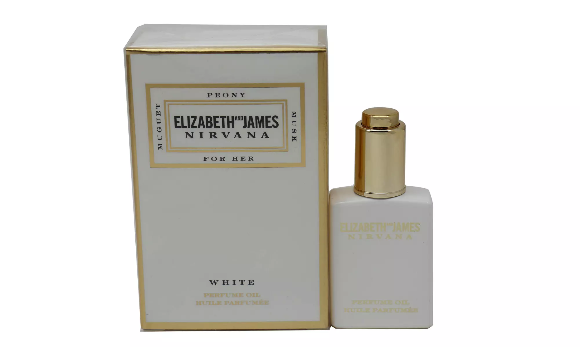 Elizabeth & James Nirvana For Her White Perfume Oil .47oz/14ml New In Box - Primary Image