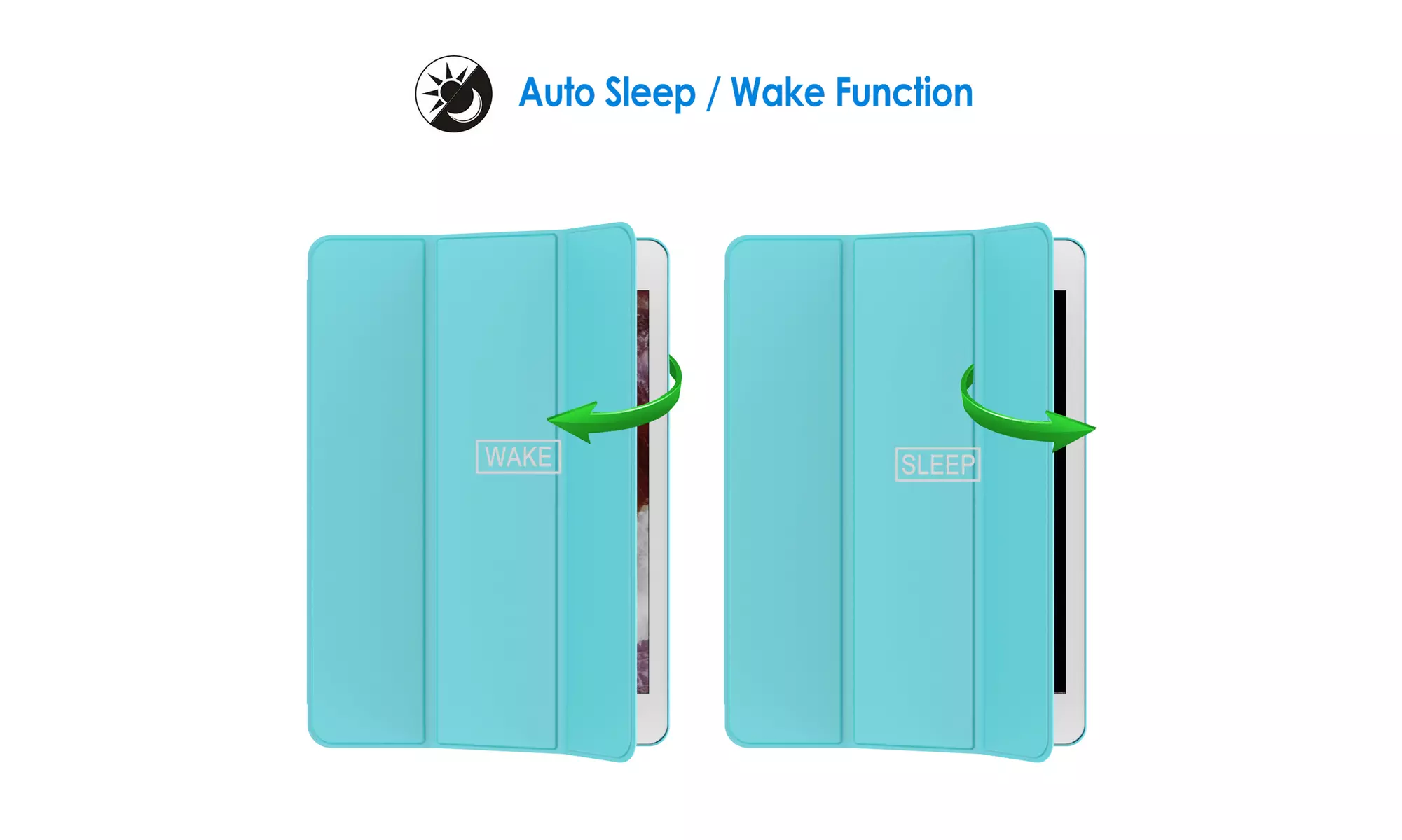 JETech Case for iPad Pro 9.7-Inch 2016 Model, Smart Cover Auto Wake/Sleep