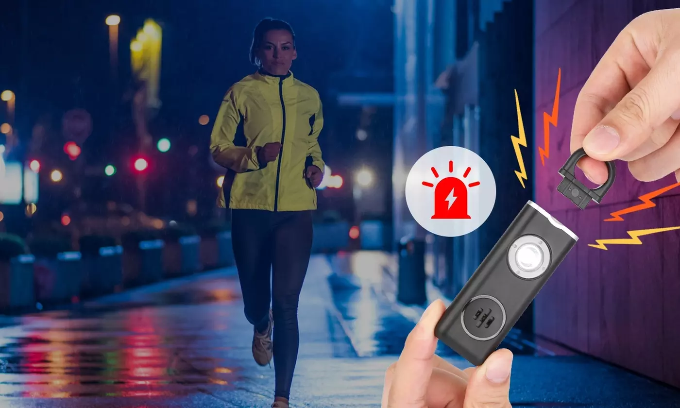 iMounTEK Personal Safety Alarm 130dB Self-Defense Siren w/ LED & Strobe Light  - Primary Image