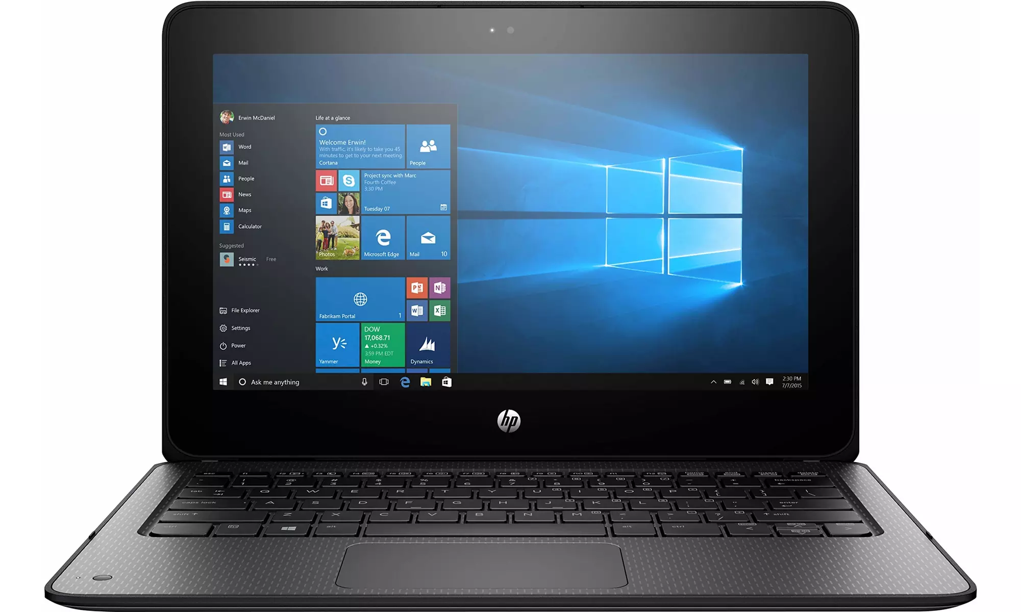 HP Probook X360 11 G1 Ee 11.6" Pentium 4GB 128GB SSD W10P Touch - Refurbished - Primary Image